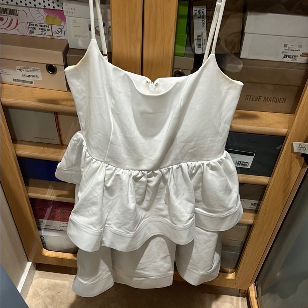 NBD White Mini Dress